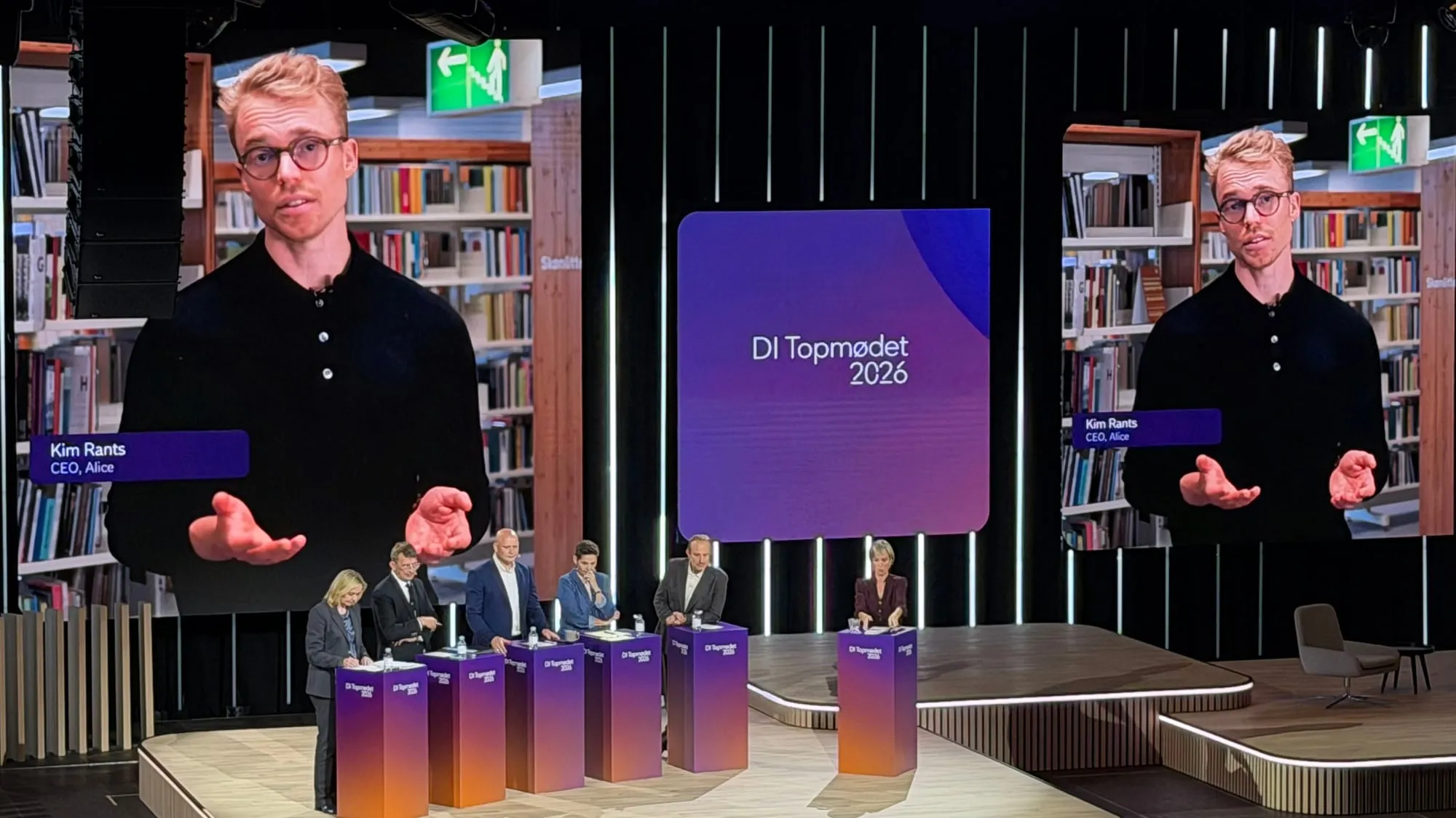 Kim speaking at DI Topmødet 2026